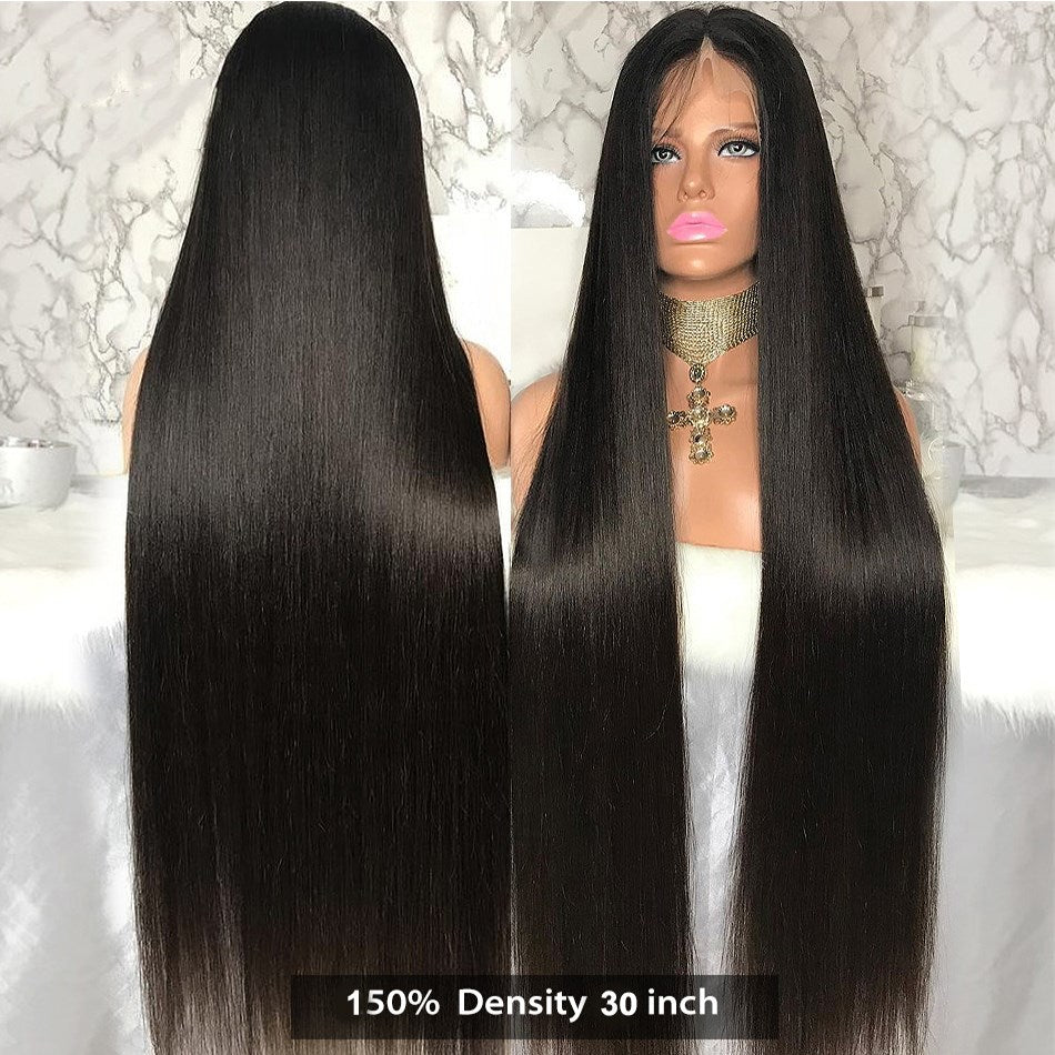 MagnoliaHair®European And American New Style Long Straight Hair Chemical Fiber Headgear