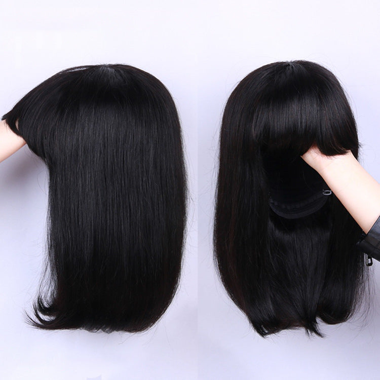 MagnoliaHair®Perruques de cheveux humains pleine machine Unice Hair pour femmes noires