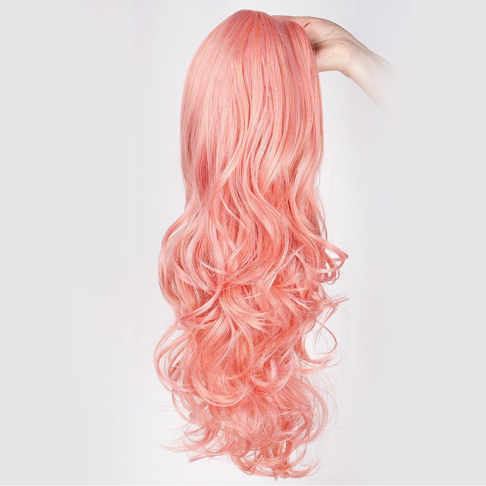 New chemical fiber hair long curly wig