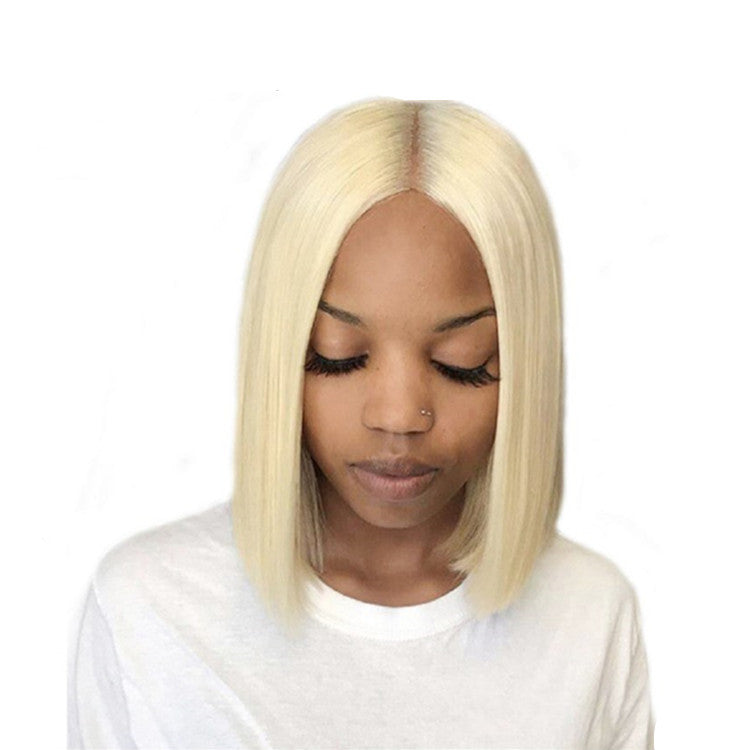 MagnoliaHair®Blond short straight wig