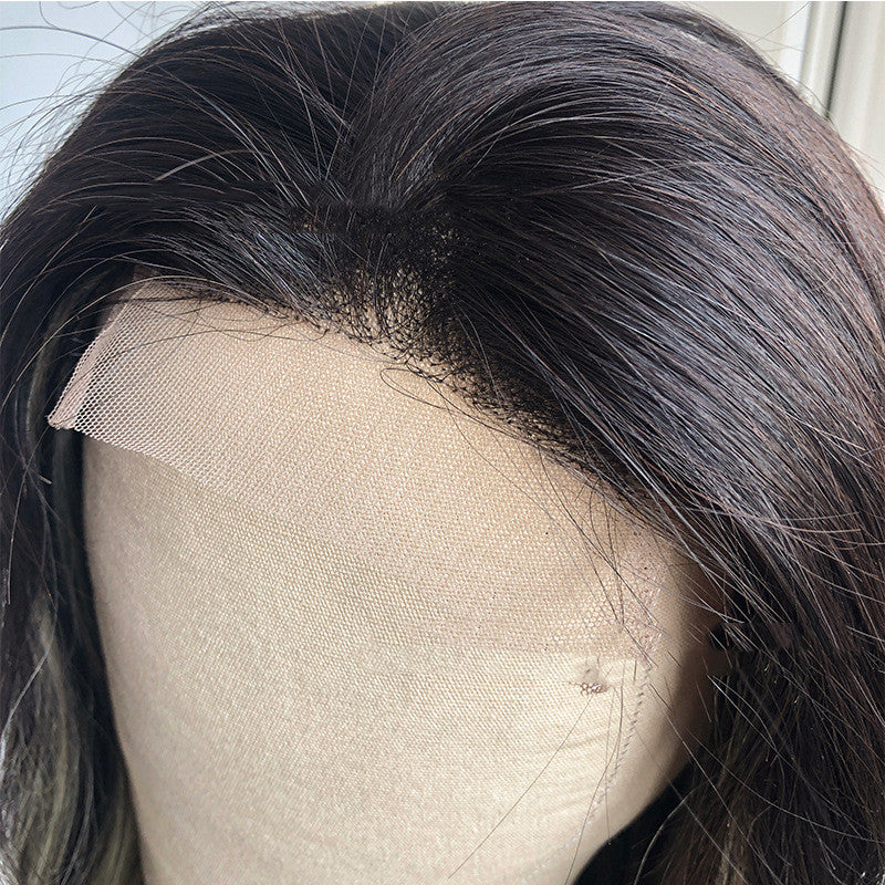 Reality Wig Headgear Lace Headgear Straight  Body Wave Human Hair Wigs