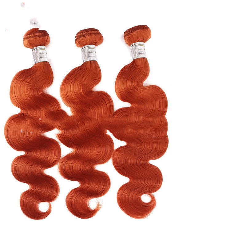MagnoliaHair®Bloc de rideau en cheveux véritables Orange Europe et Amérique